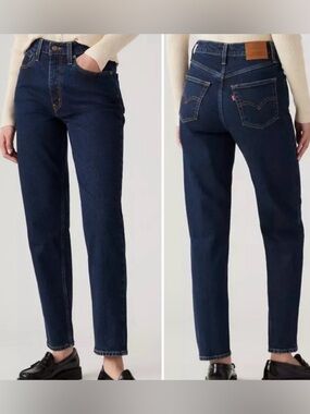 Levi’s Middy Straight Jeans Dark Wash Denim